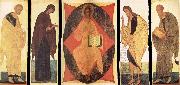 Andrei Rublev and Assistants,Deisis,Christ in Majesty Among the Cherubins unknow artist